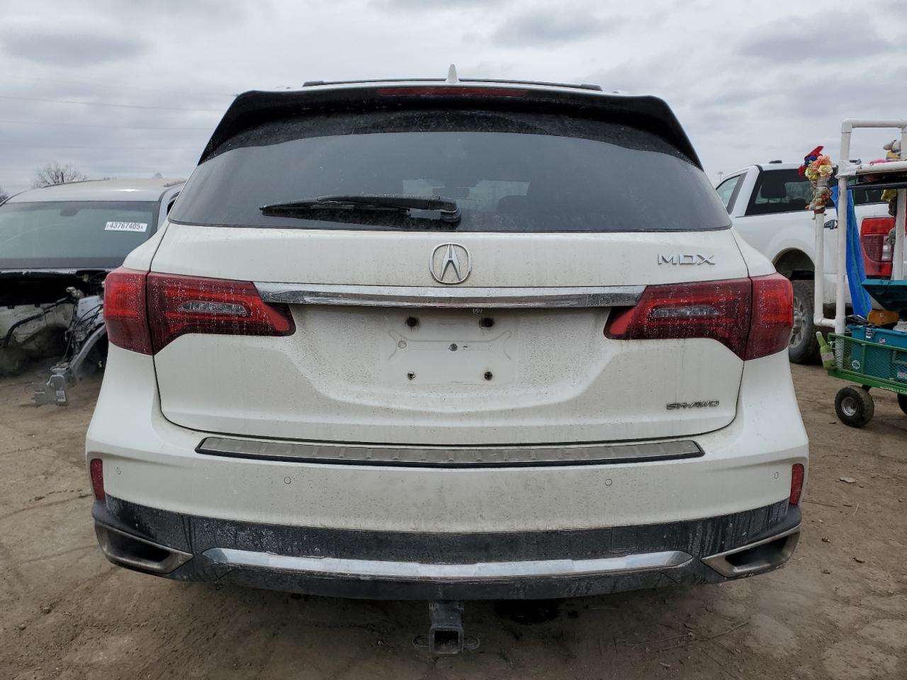 2017 Acura MDX VIN 5FRYD4H94HB011600 Copart auction photo, front end damage thumbnail 6