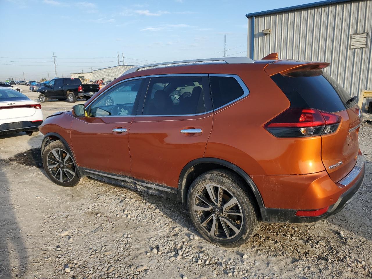 2019 Nissan Rogue VIN 5N1AT2MV4KC711923 Copart auction photo, front end / side damage thumbnail 2