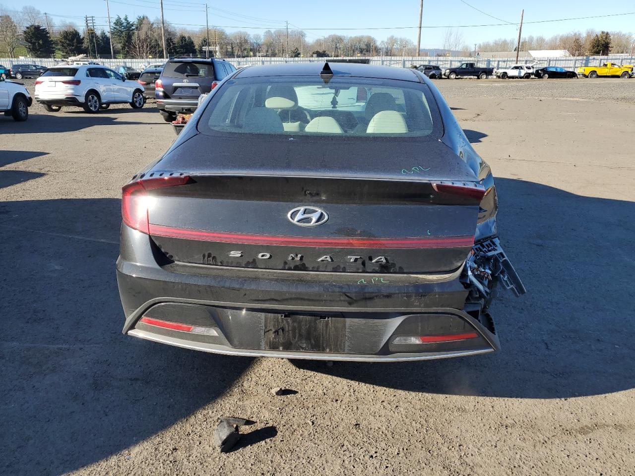 2023 Hyundai Sonata VIN KMHL24JA4PA335610 Copart auction photo, rear end damage thumbnail 6