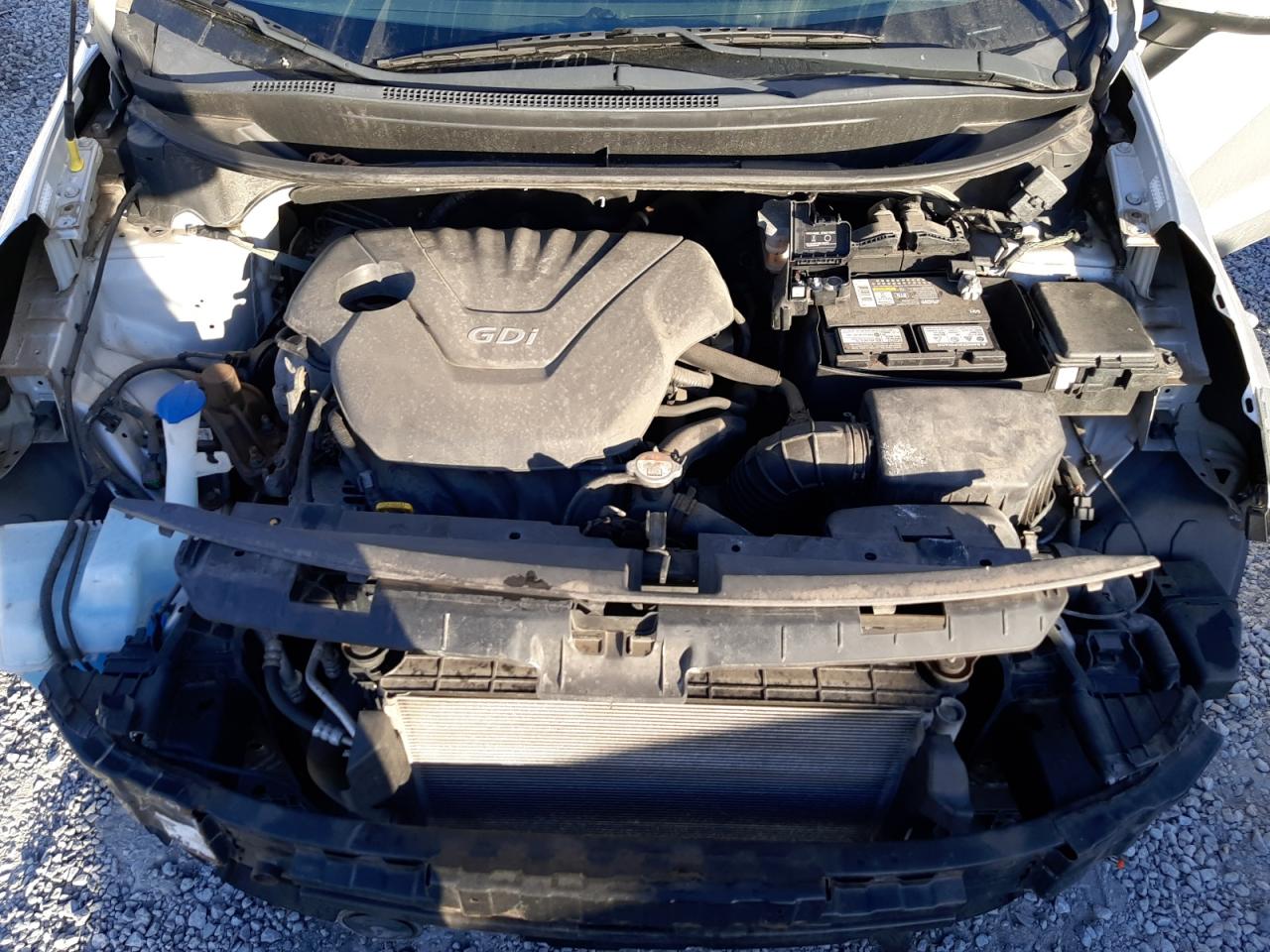 2013 KIA Rio VIN KNADN4A3XD6196029 Copart auction photo, front end damage thumbnail 11