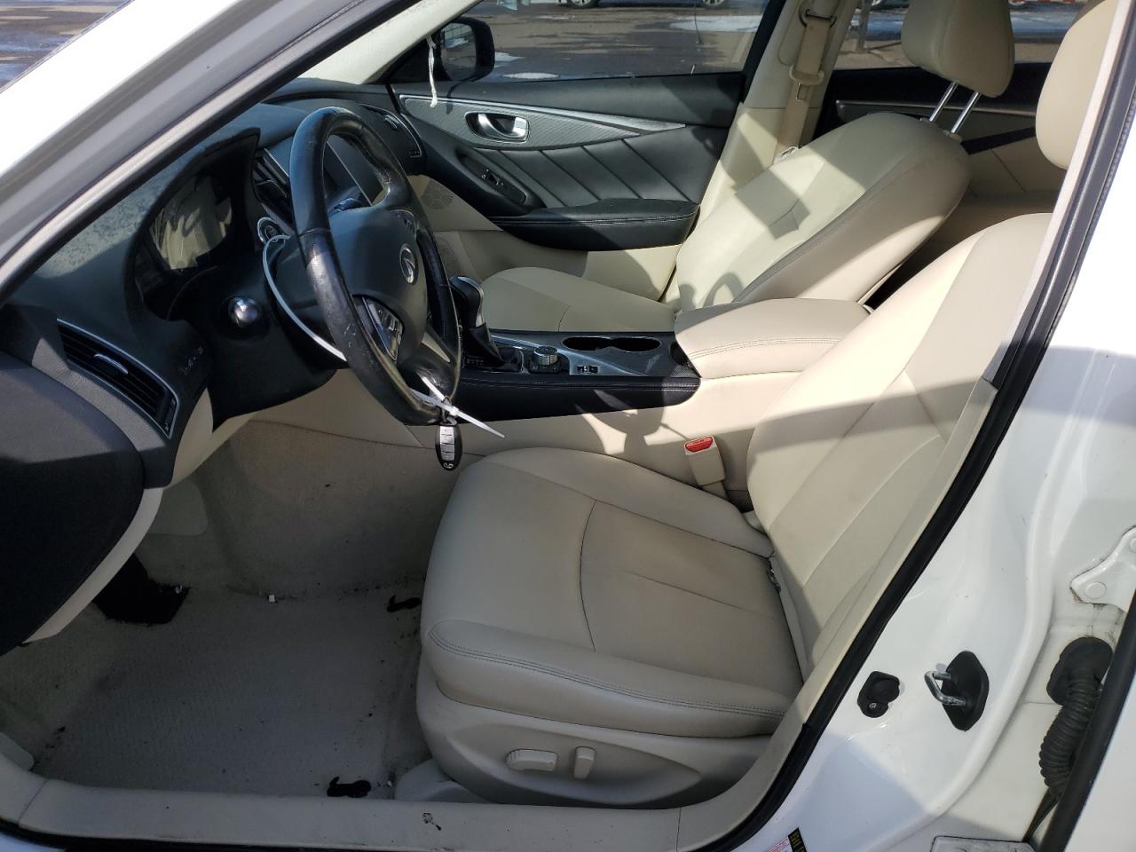 2015 Infiniti Q50 VIN JN1BV7AR5FM412287 Copart auction photo, side / minor dent/scratches damage thumbnail 7
