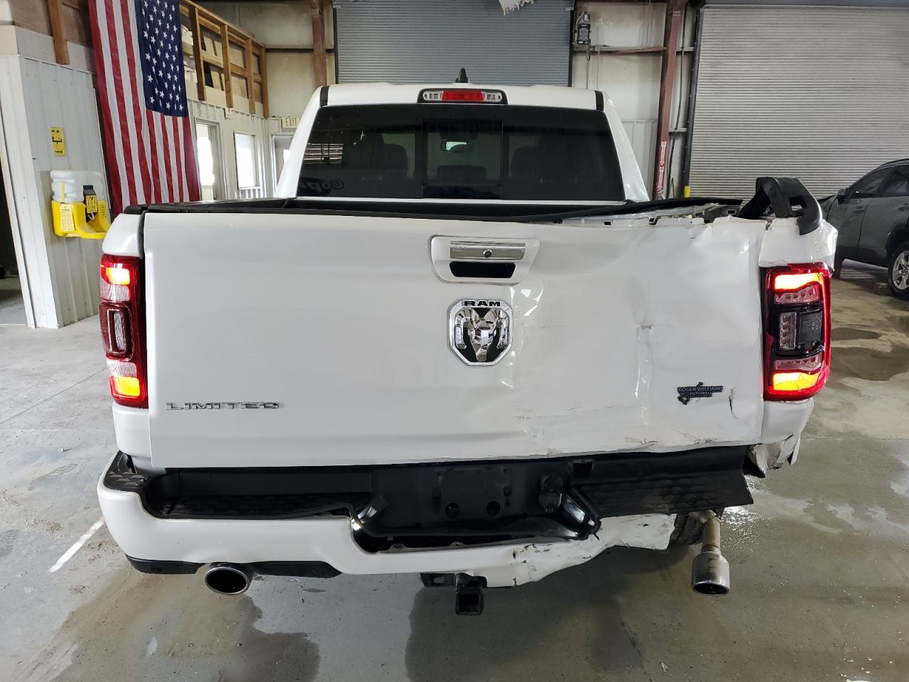 2020 RAM 1500 VIN 1C6RREHMXLN221749 Copart auction photo, rear end / front end damage thumbnail 6