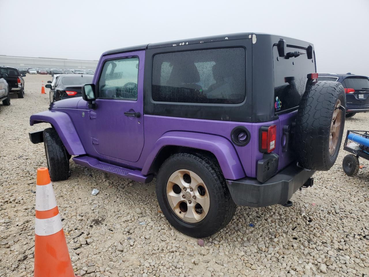 2013 Jeep Wrangler VIN 1C4GJWBG1DL510855 Copart auction photo, mechanical damage thumbnail 2