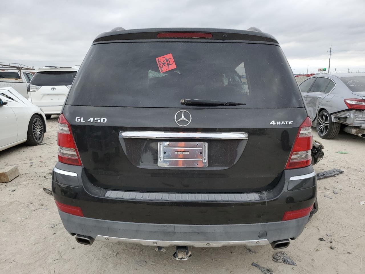 2008 Mercedes-Benz GL-klasse VIN 4JGBF71EX8A368441 Copart auction photo, all over damage thumbnail 6