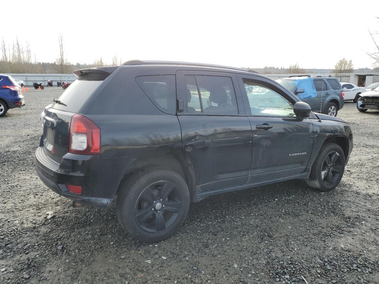 2016 Jeep Compass VIN 1C4NJCBA8GD525904 Copart auction photo, front end damage thumbnail 3