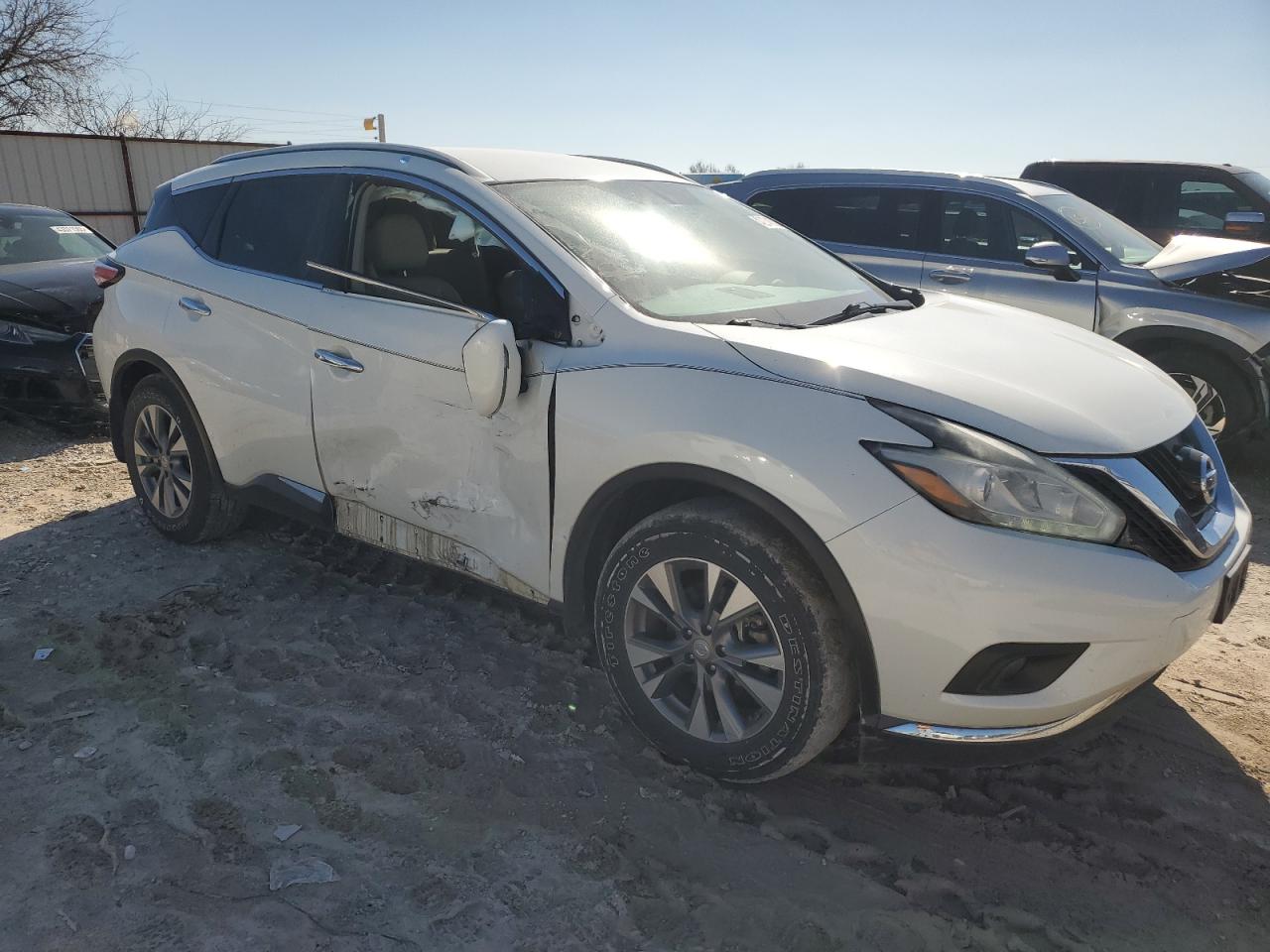 2015 Nissan Murano VIN 5N1AZ2MH4FN214602 Copart auction photo, side / minor dent/scratches damage thumbnail 4