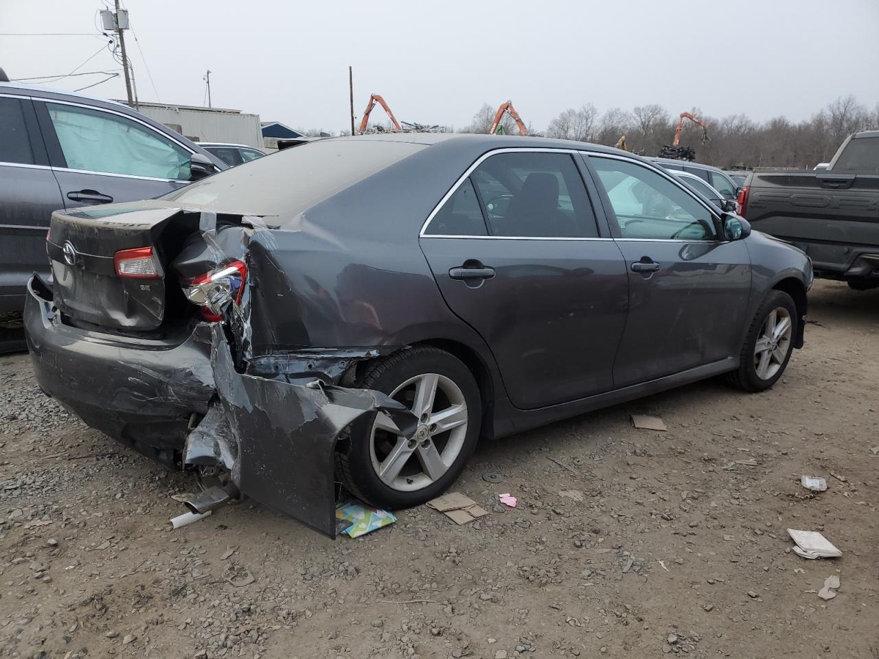 2012 Toyota Camry VIN 4T1BF1FK7CU079827 Copart auction photo, front end / rear end damage thumbnail 3