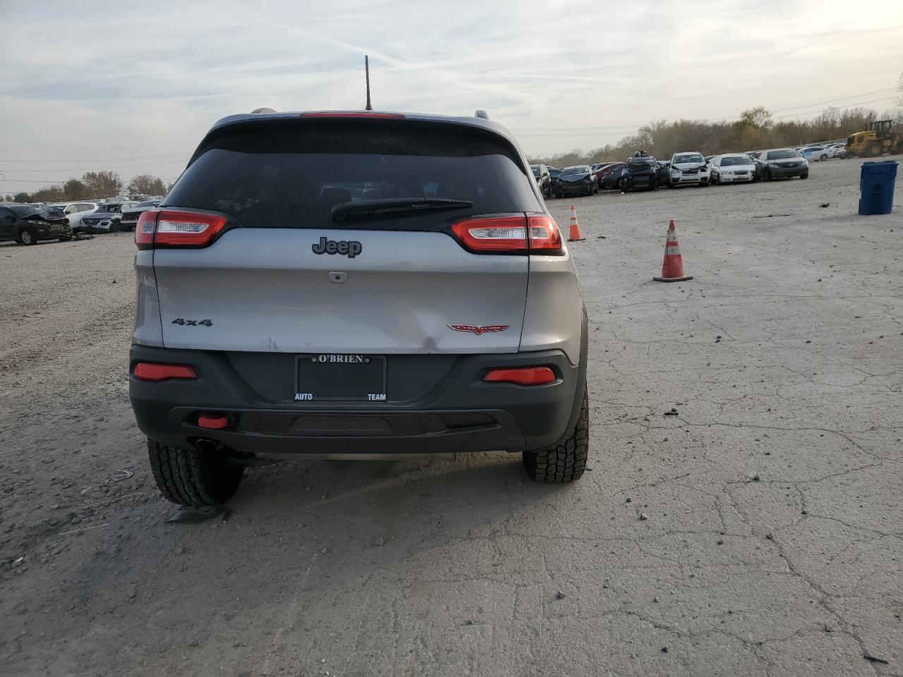 2017 Jeep Cherokee VIN 1C4PJMBB9HW536536 Copart auction photo, front end / undercarriage damage thumbnail 6