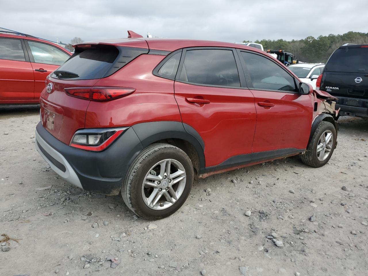 2022 Hyundai Kona VIN KM8K22ABXNU773228 Copart auction photo, front end / minor dent/scratches damage thumbnail 3