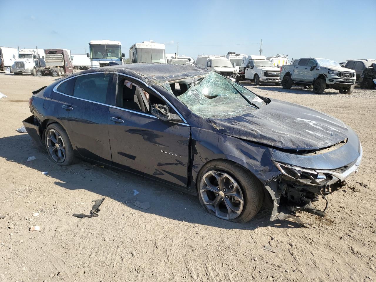 2022 Chevrolet Malibu VIN 1G1ZD5STXNF116917 Copart auction photo, front end / rear end damage thumbnail 4