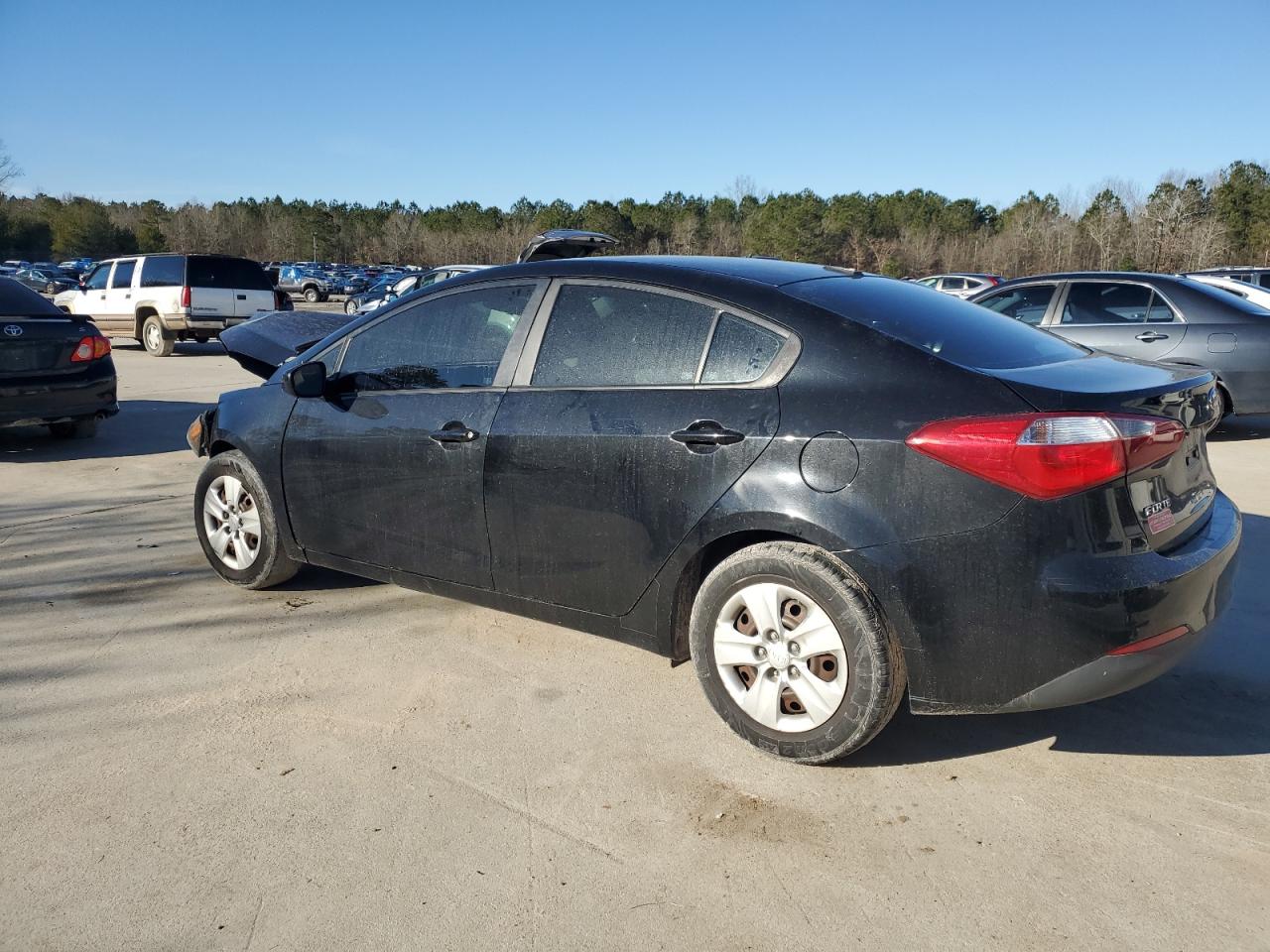 2014 KIA Forte VIN KNAFK4A65E5181893 Copart auction photo, front end damage thumbnail 2