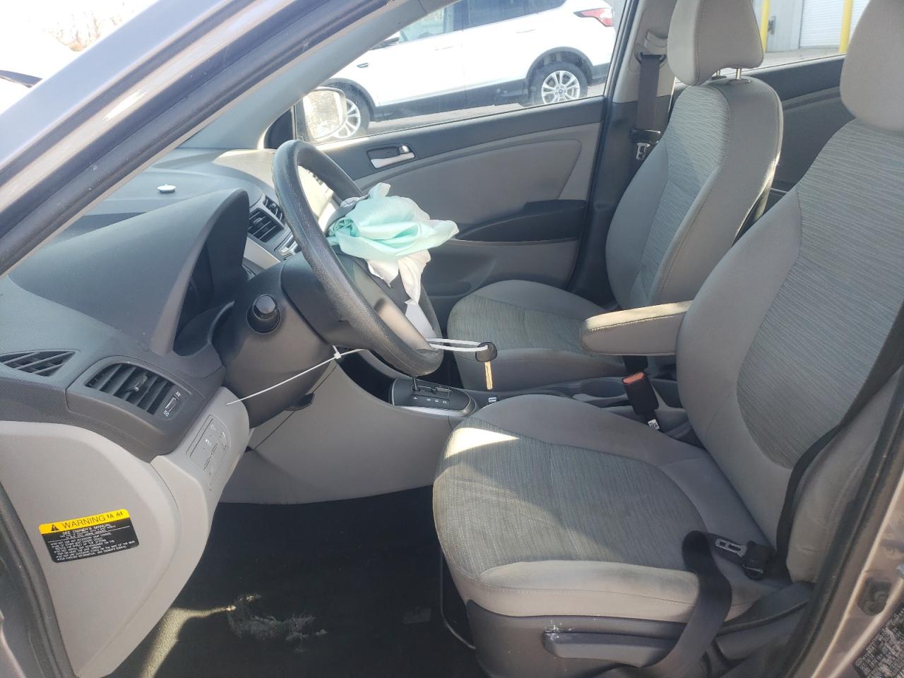 2015 Hyundai Accent VIN KMHCT4AE1FU805640 Copart auction photo, front end damage thumbnail 7