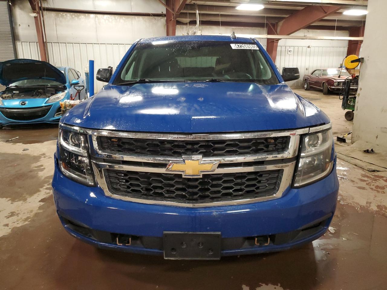 2018 Chevrolet Tahoe VIN 1GNSKDEC6JR312258 Copart auction photo, side / front end damage thumbnail 5
