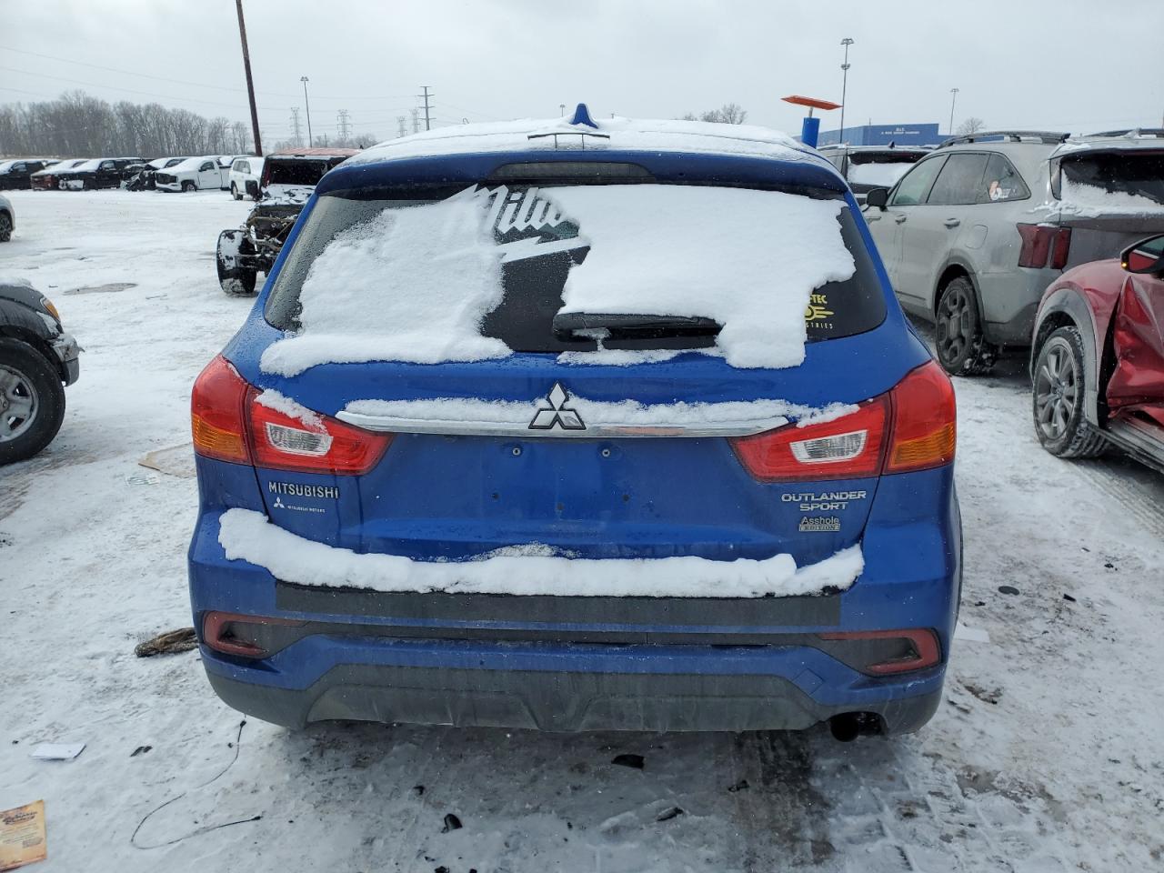 2019 Mitsubishi Outlander VIN JA4AP3AUXKU031572 Copart auction photo, front end damage thumbnail 6