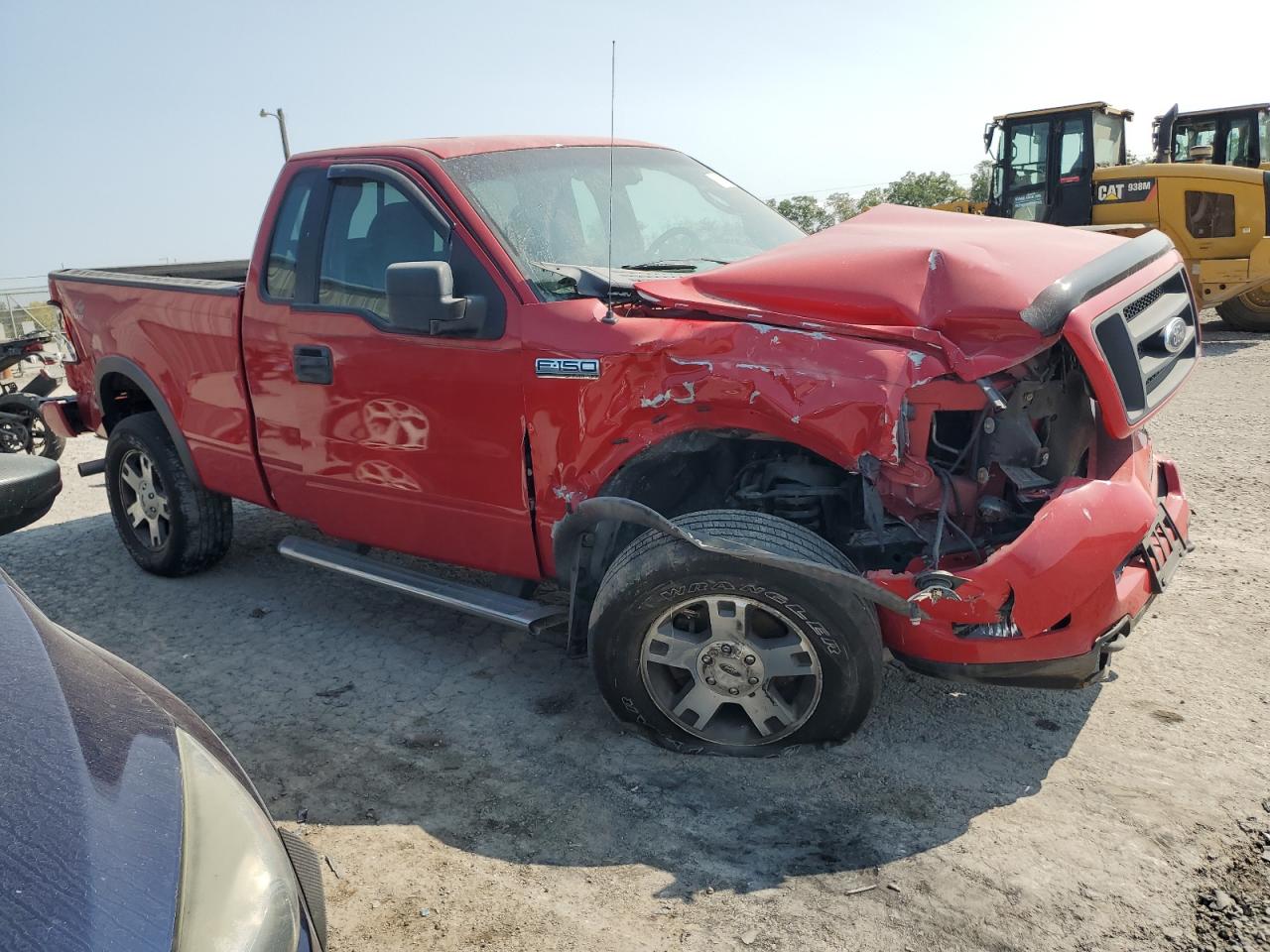 2005 Ford F-150 VIN 1FTRF14525NB01830 Copart auction photo, front end damage thumbnail 4