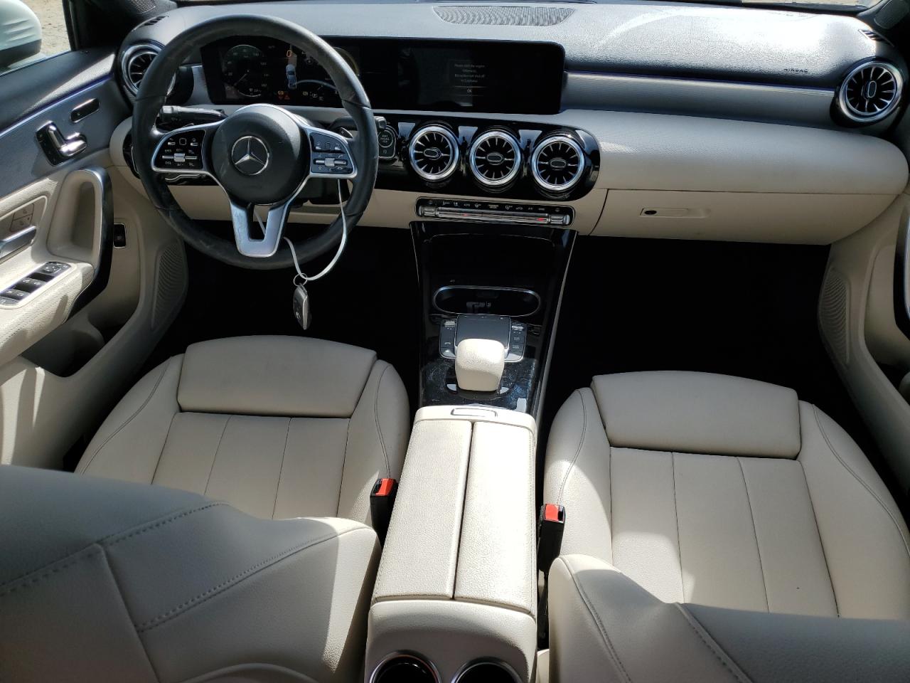 2022 Mercedes-Benz A-klasse VIN W1K3G4EB0NJ349774 Copart auction photo, front end / mechanical damage thumbnail 8
