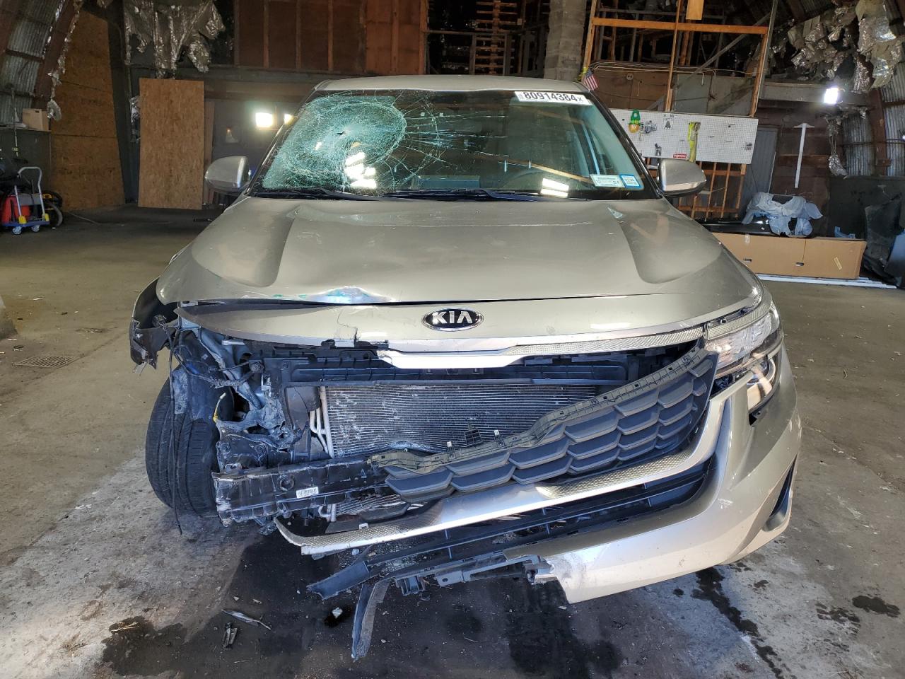 2021 KIA Seltos VIN KNDEPCAA1M7175008 Copart auction photo, front end damage thumbnail 5
