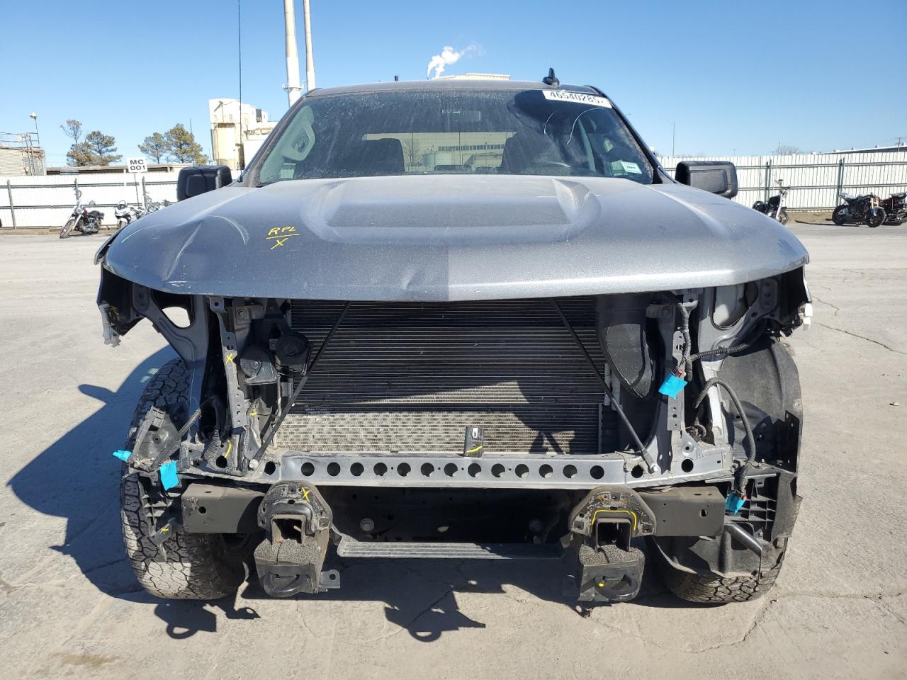 2022 Chevrolet Silverado VIN 1GCUYEED4NZ159139 Copart auction photo, front end / minor dent/scratches damage thumbnail 5
