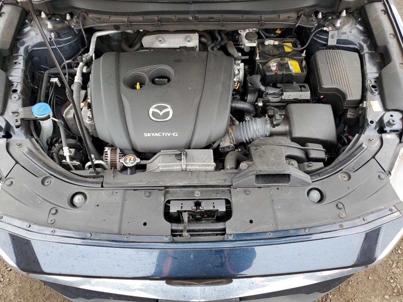 2021 Mazda CX-5 VIN JM3KFBCM9M1424222 Copart auction photo, side damage thumbnail 13