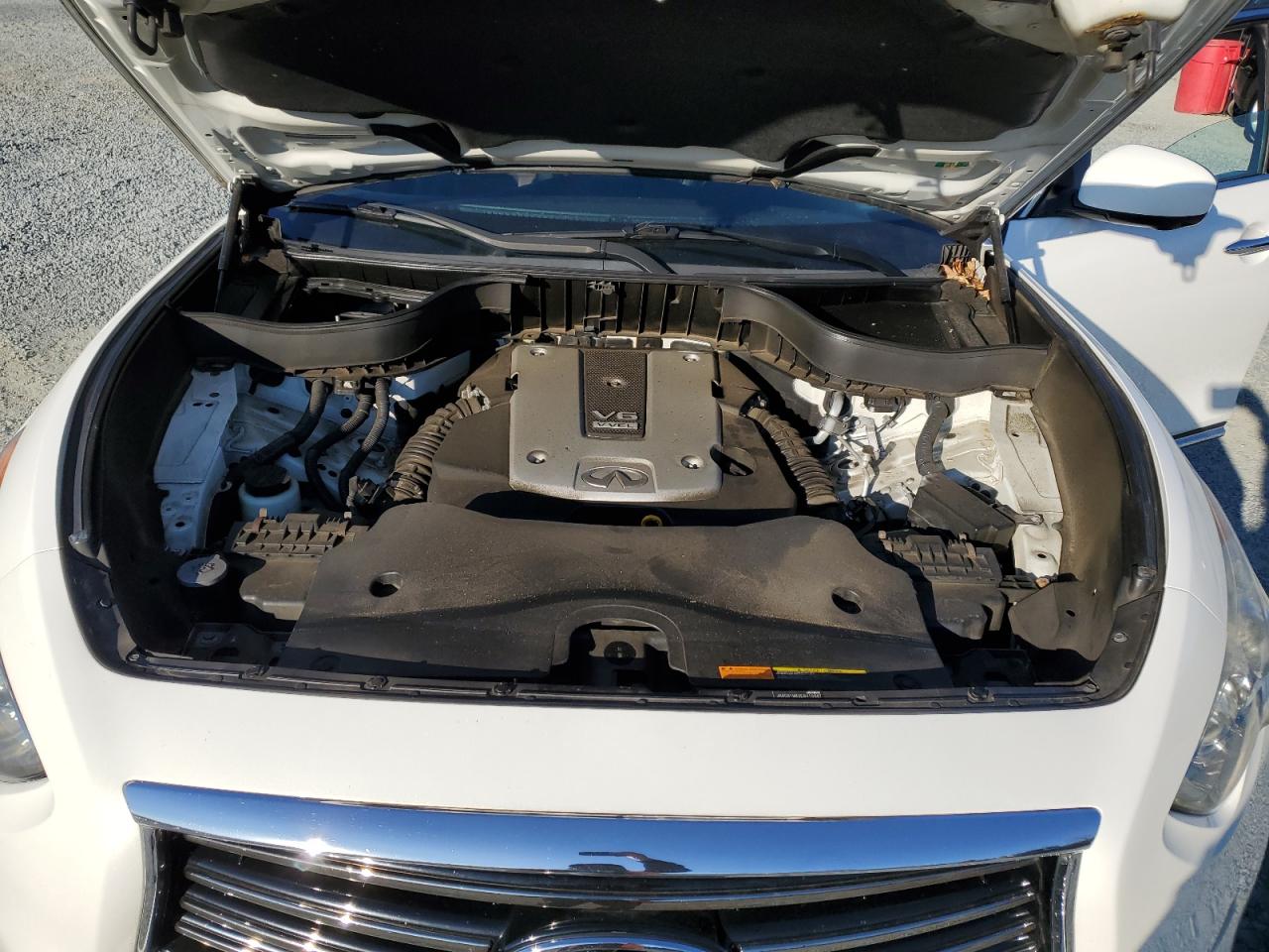 2014 Infiniti QX70 VIN JN8CS1MW3EM410887 Copart auction photo, rear end damage thumbnail 12