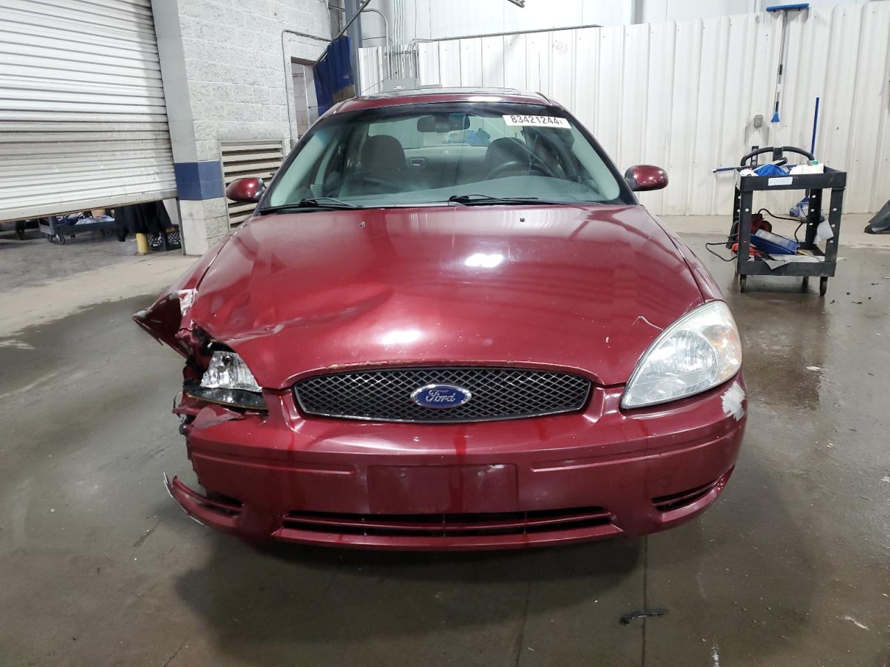 2006 Ford Taurus VIN 1FAFP56U16A142430 Copart auction photo, front end damage thumbnail 5