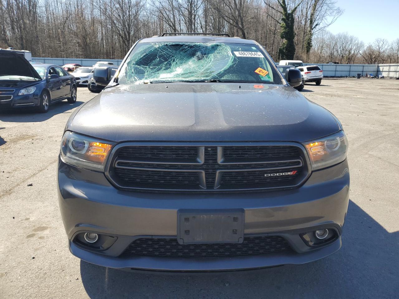 2017 Dodge Durango VIN 1C4RDJDG8HC661522 Copart auction photo, top/roof damage thumbnail 5