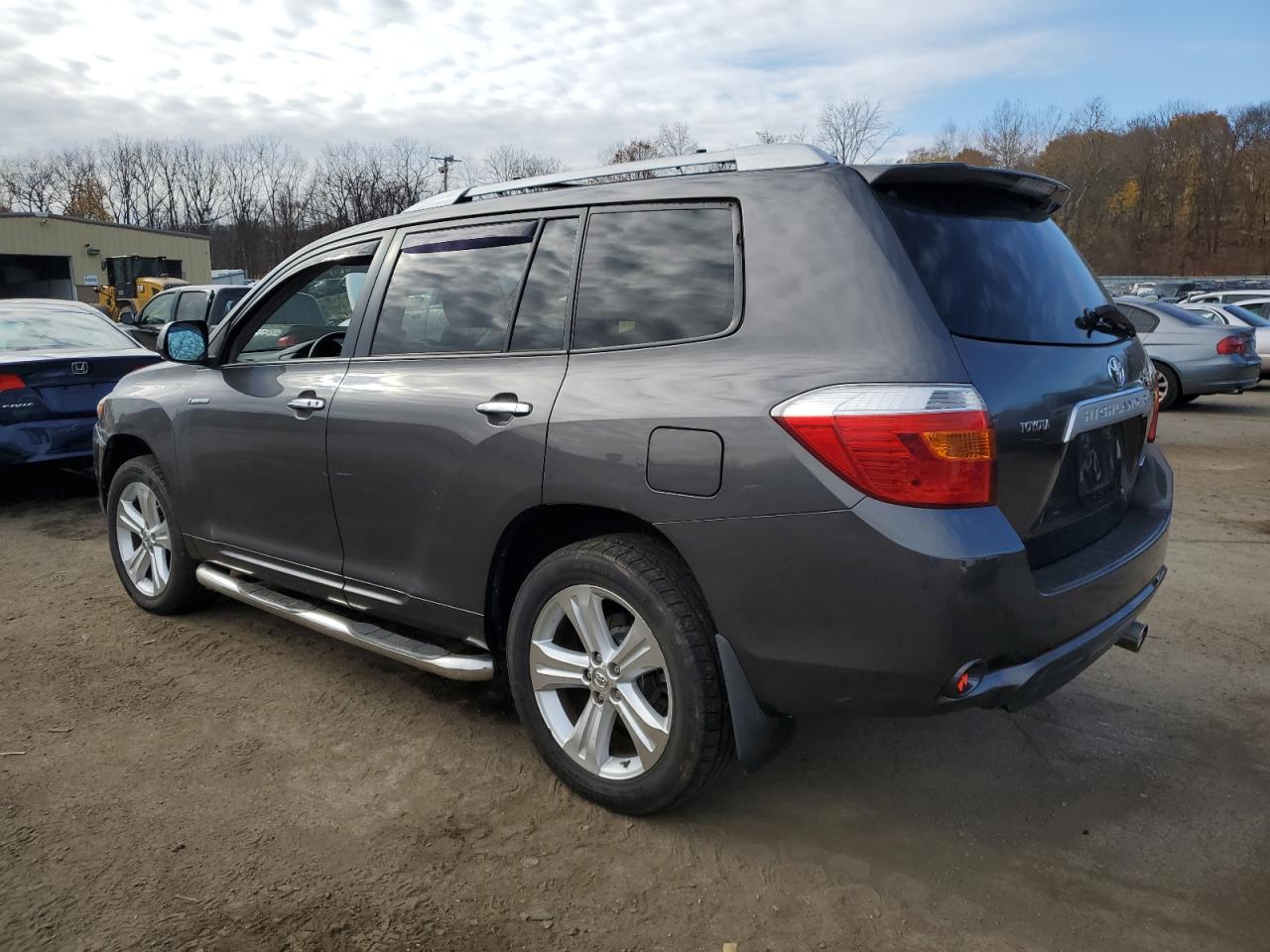 2009 Toyota Highlander VIN JTEES42A092120231 Copart auction photo, side / front end damage thumbnail 2