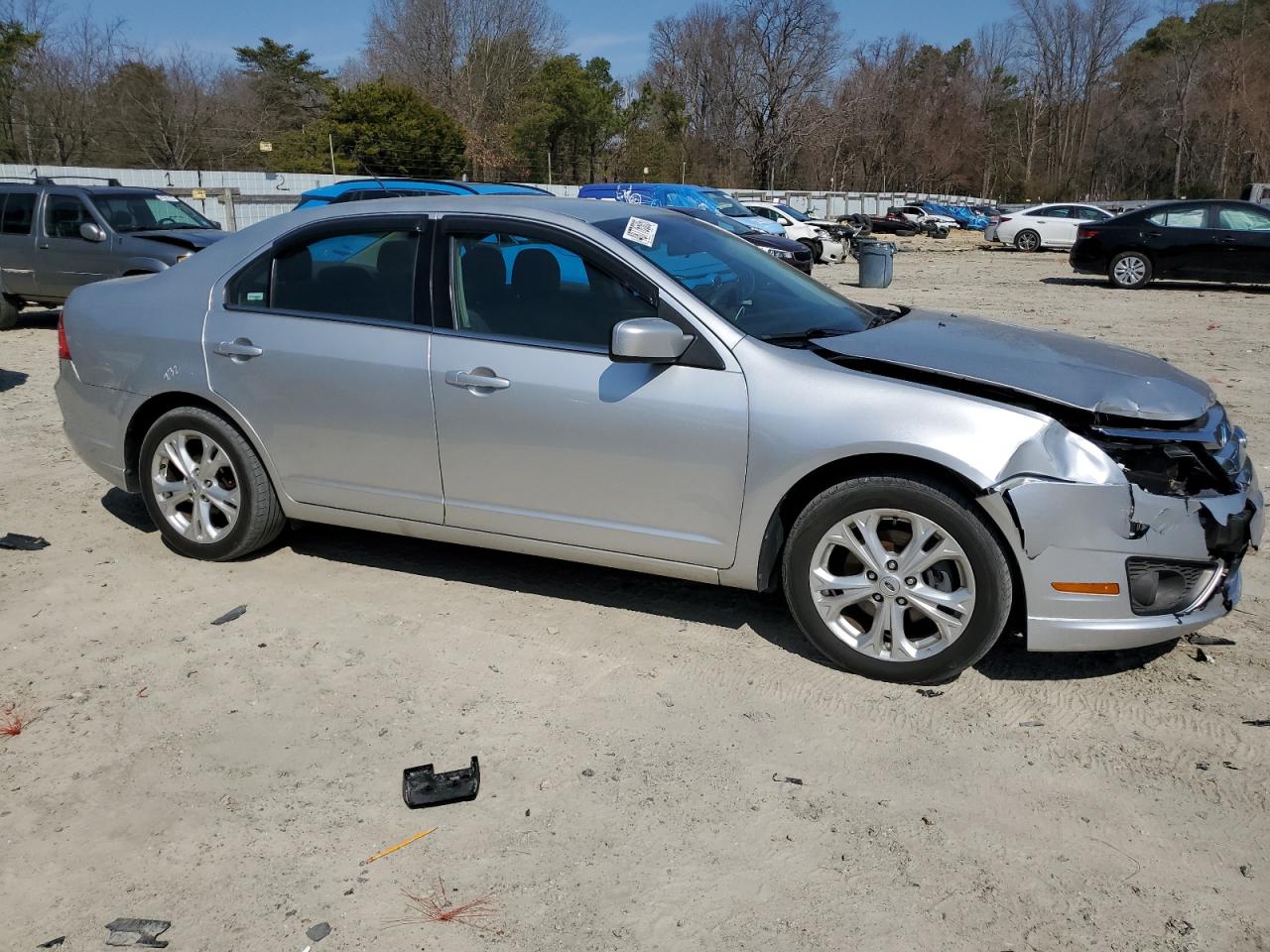 2012 Ford Fusion VIN 3FAHP0HG6CR333183 Copart auction photo, front end damage thumbnail 4