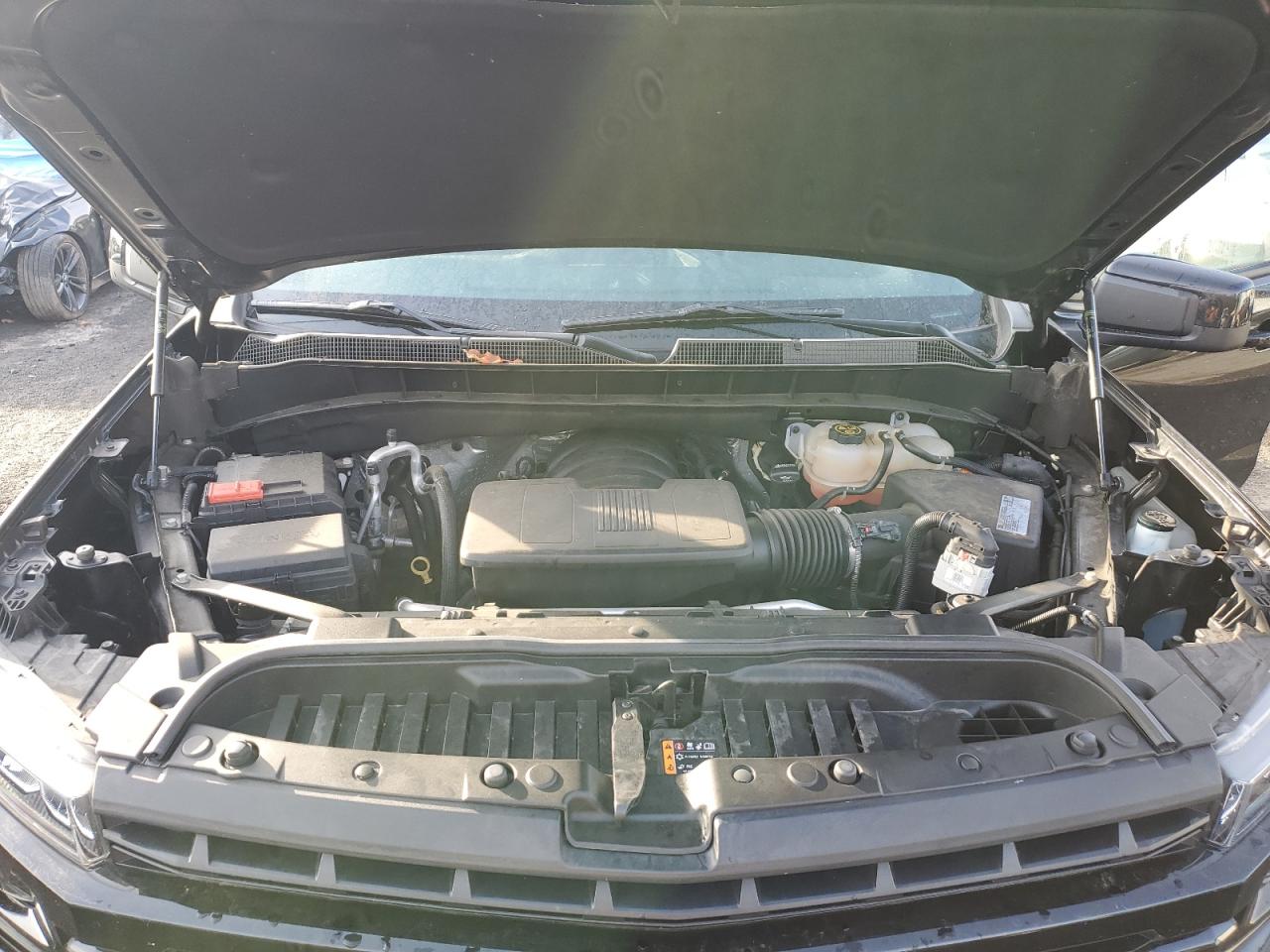 2021 Chevrolet Silverado VIN 3GCPYFED4MG326990 Copart auction photo, front end / side damage thumbnail 11