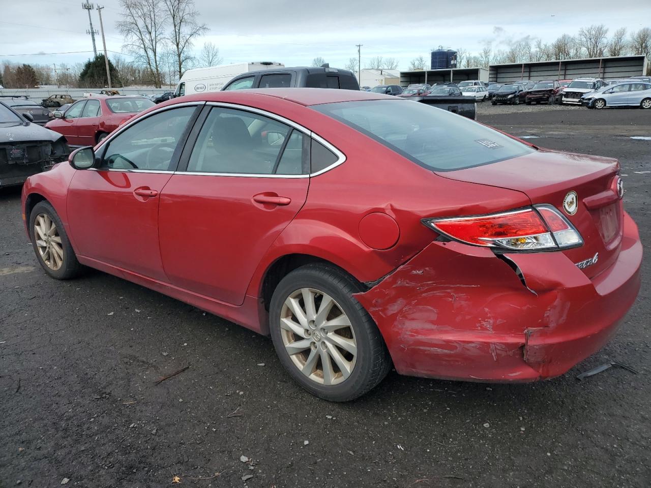 2012 Mazda 6 VIN 1YVHZ8DH0C5M39790 Copart auction photo, rear end damage thumbnail 2