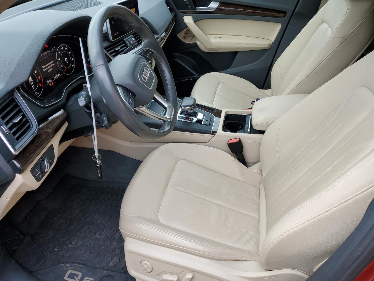 2019 Audi Q5 VIN WA1BNAFY4K2049393 Copart auction photo, front end damage thumbnail 7