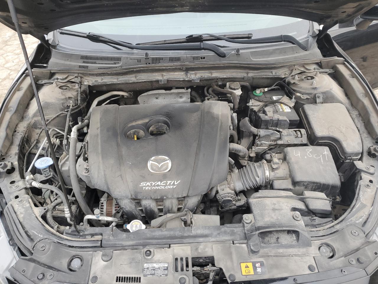 2018 Mazda 3 VIN 3MZBN1L36JM259691 Copart auction photo, front end / undercarriage damage thumbnail 11