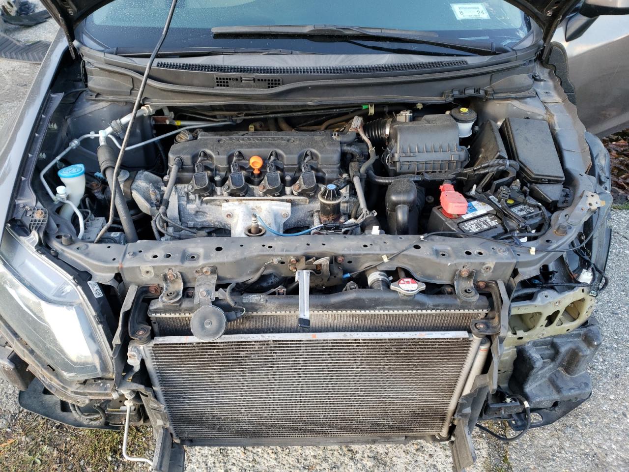 2014 Honda Civic VIN 2HGFB2F86EH525601 Copart auction photo, front end damage thumbnail 13
