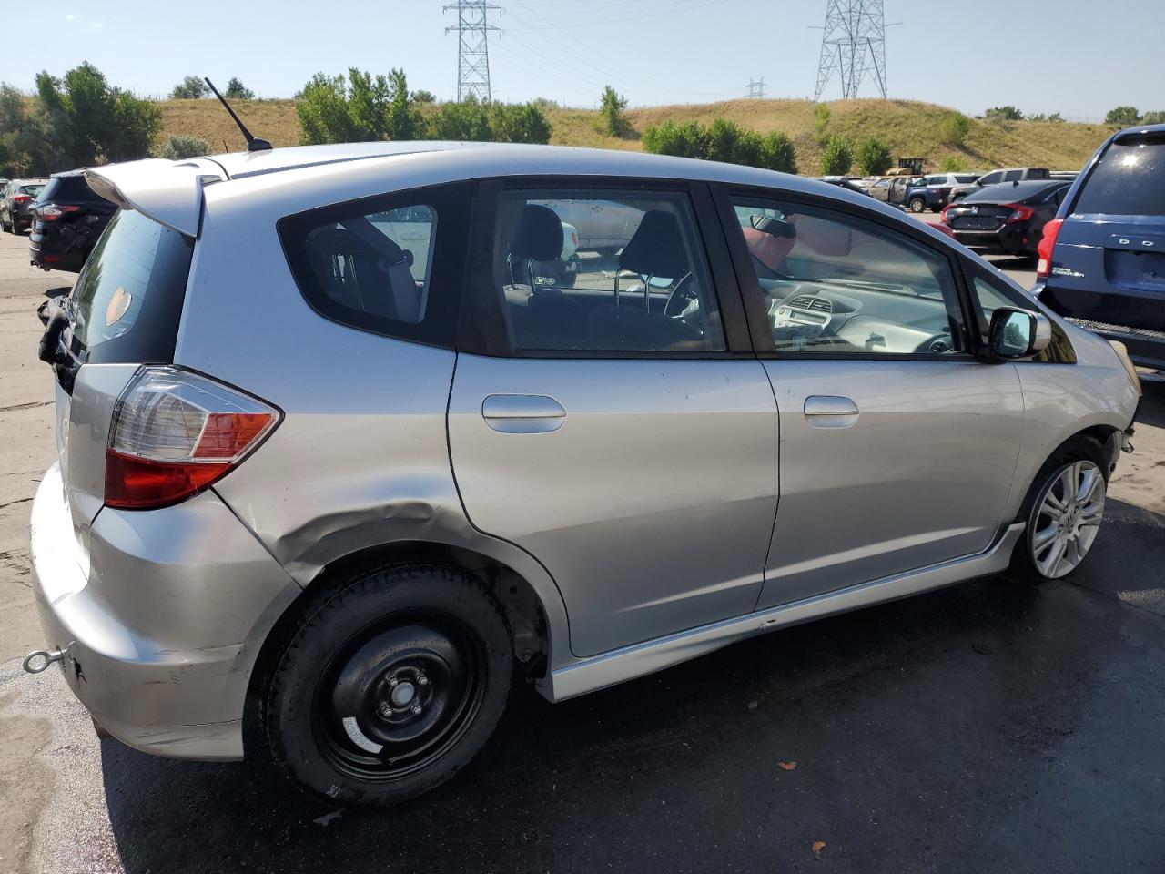 2011 Honda Fit VIN JHMGE8H52BS004989 Copart auction photo, front end / rear end damage thumbnail 3