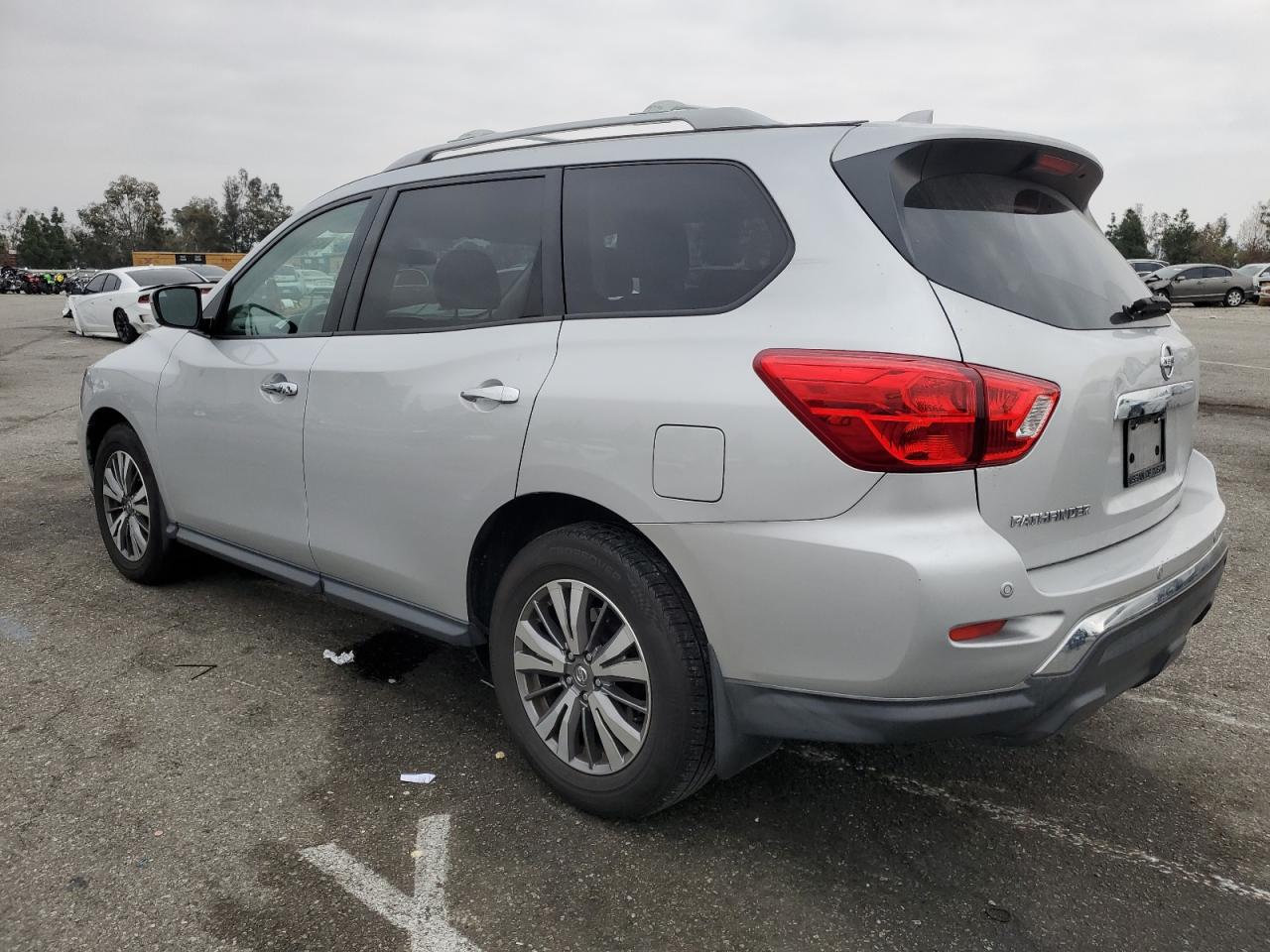 2019 Nissan Pathfinder VIN 5N1DR2MN6KC640753 Copart auction photo, front end / side damage thumbnail 2