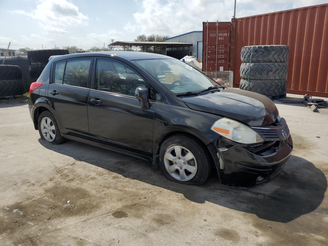 2008 Nissan Versa VIN 3N1BC13E38L358885 Copart auction photo, front end / rear end damage thumbnail 4