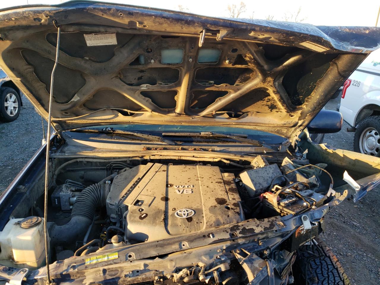 2007 Toyota Tacoma VIN 5TEKU72N67Z466816 Copart auction photo, front end / rear end damage thumbnail 11