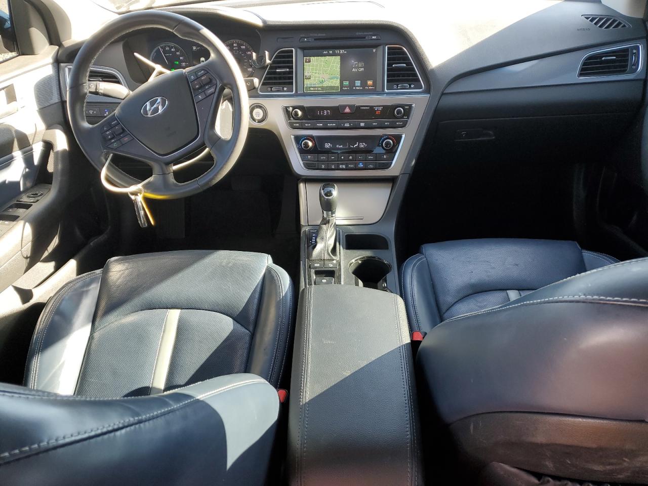 2017 Hyundai Sonata VIN KMHE34L3XHA062405 Copart auction photo, front end damage thumbnail 8