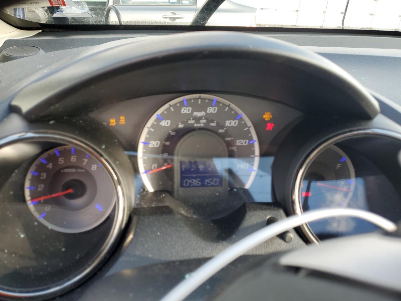2013 Honda Fit VIN JHMGE8H54DC013657 Copart auction photo, front end / side damage thumbnail 9