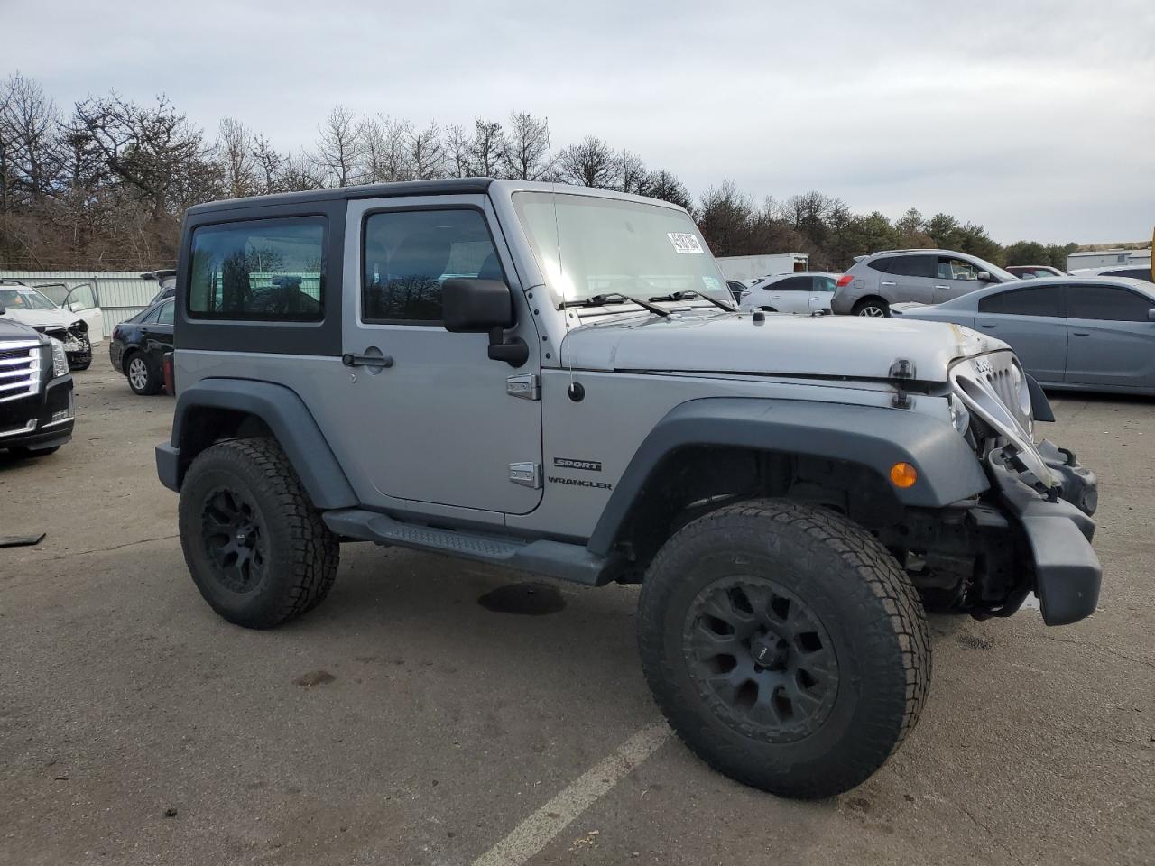 2014 Jeep Wrangler VIN 1C4AJWAG1EL247260 Copart auction photo, front end / minor dent/scratches damage thumbnail 4