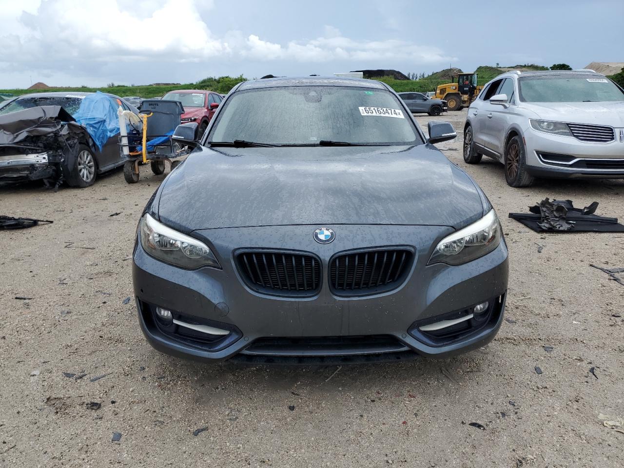 2015 BMW 2er VIN WBA1F5C5XFV257117 Copart auction photo, water/flood / minor dent/scratches damage thumbnail 5