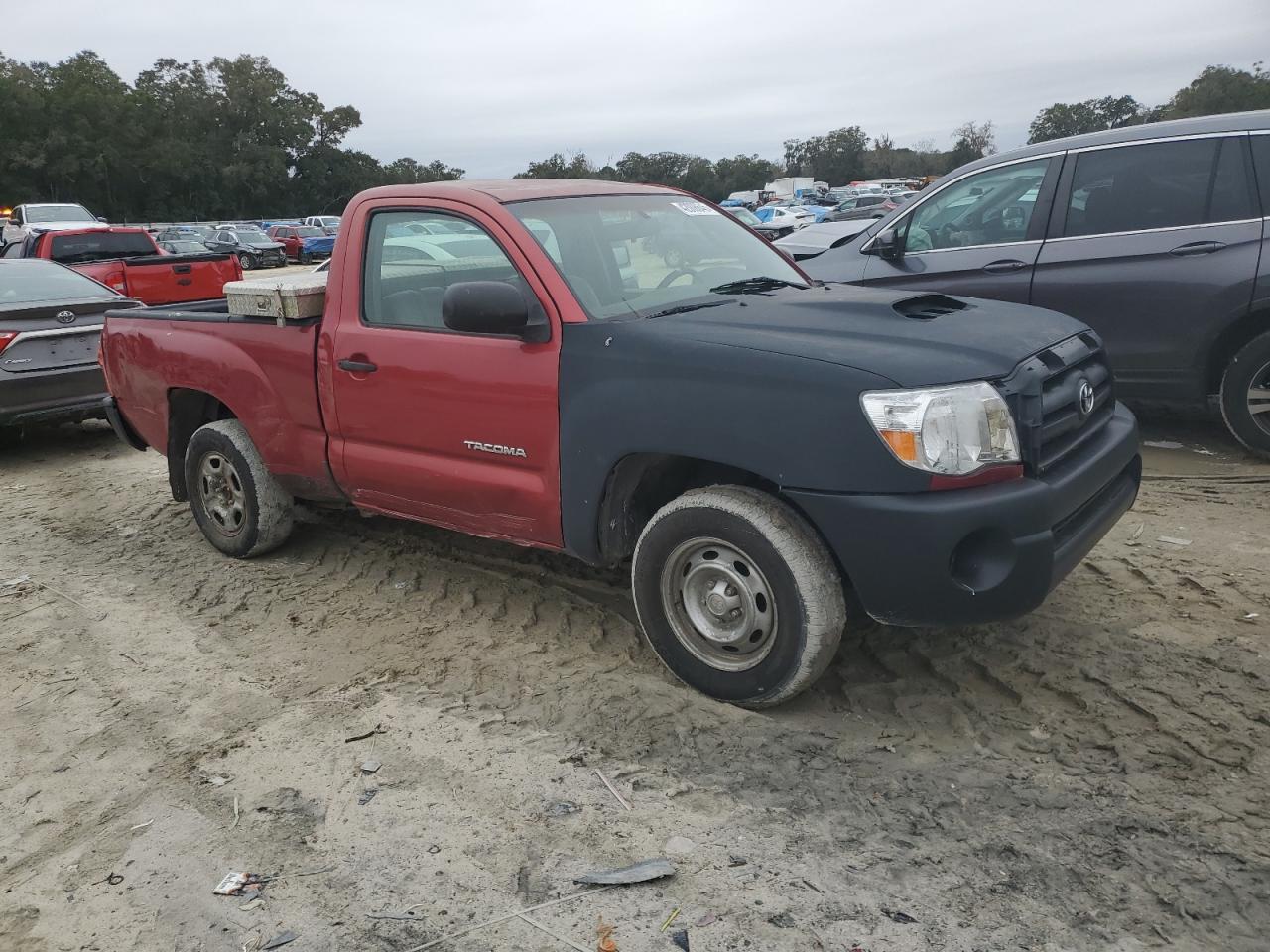 2006 Toyota Tacoma VIN 5TENX22N36Z309153 Copart auction photo, side damage thumbnail 4
