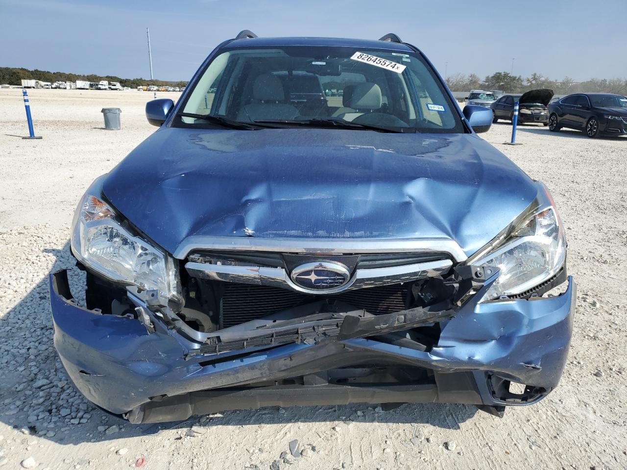 2016 Subaru Forester VIN JF2SJADC1GH470258 Copart auction photo, front end damage thumbnail 5