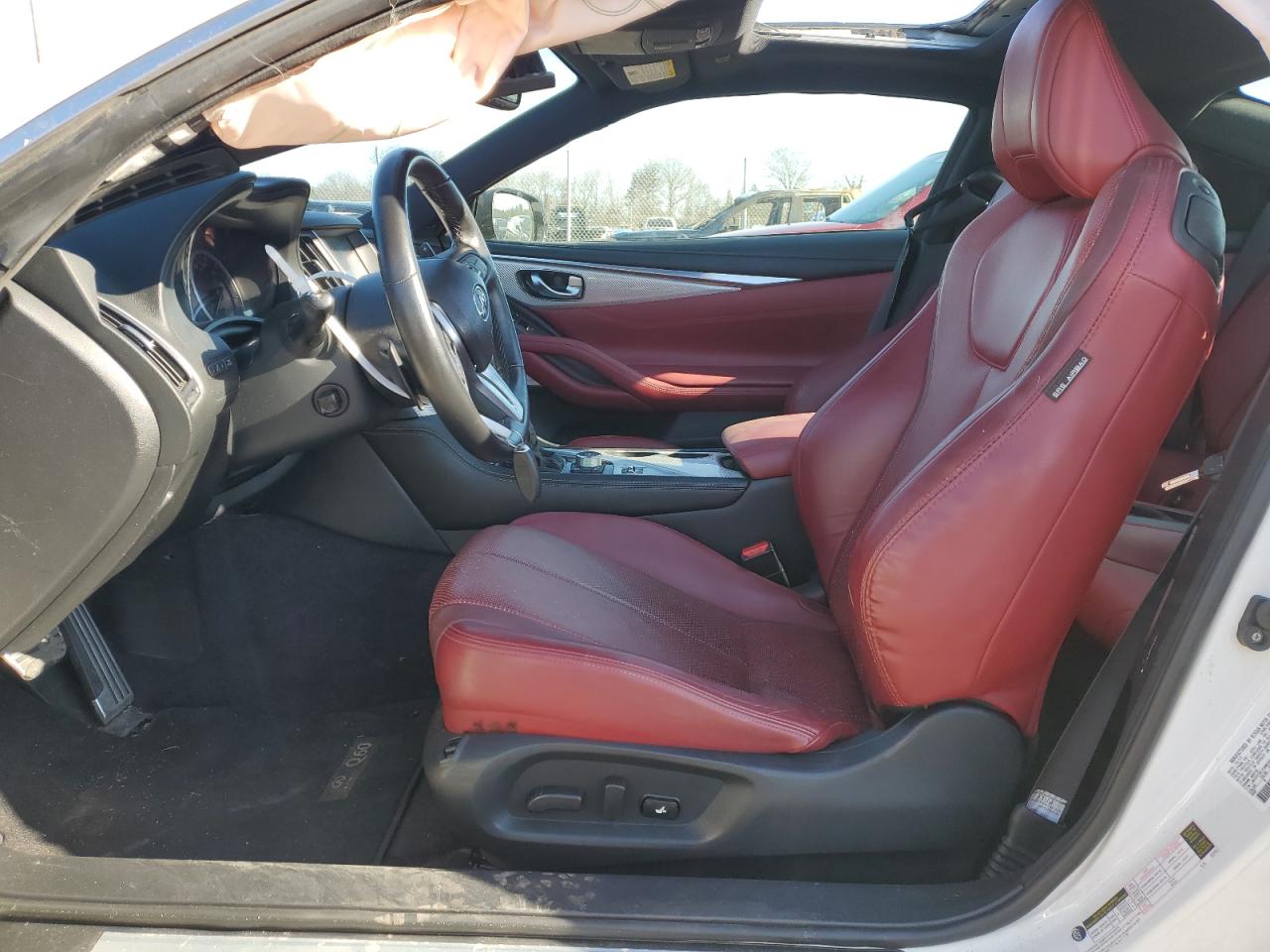 2018 Infiniti Q60 VIN JN1FV7EL7JM630411 Copart auction photo, front end / side damage thumbnail 7