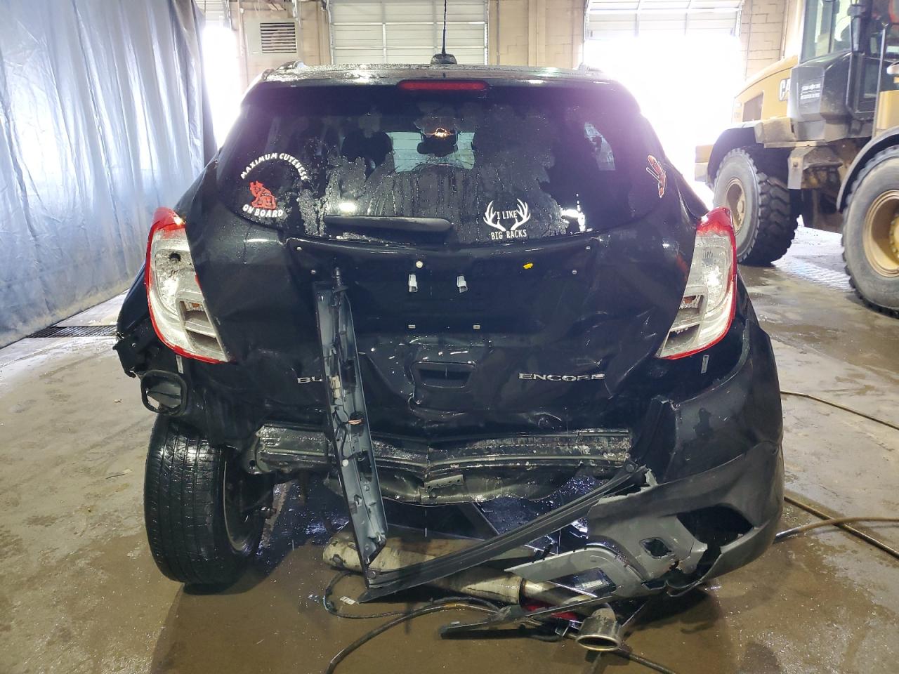 2015 Buick Encore VIN KL4CJBSB6FB126679 Copart auction photo, rear end / side damage thumbnail 6