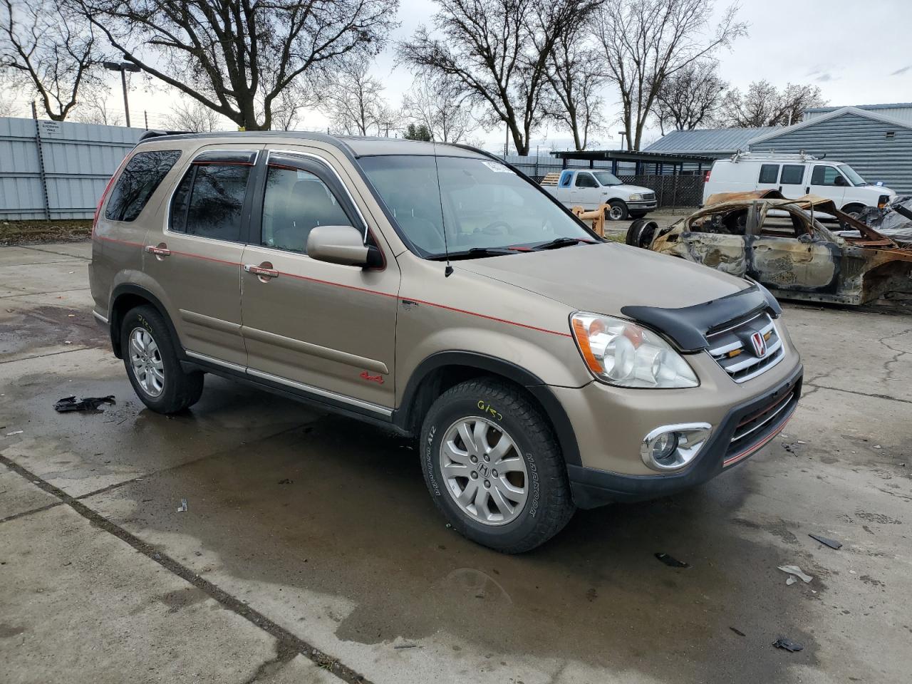 2006 Honda CR-V VIN JHLRD78956C061989 Copart auction photo, rear end damage thumbnail 4