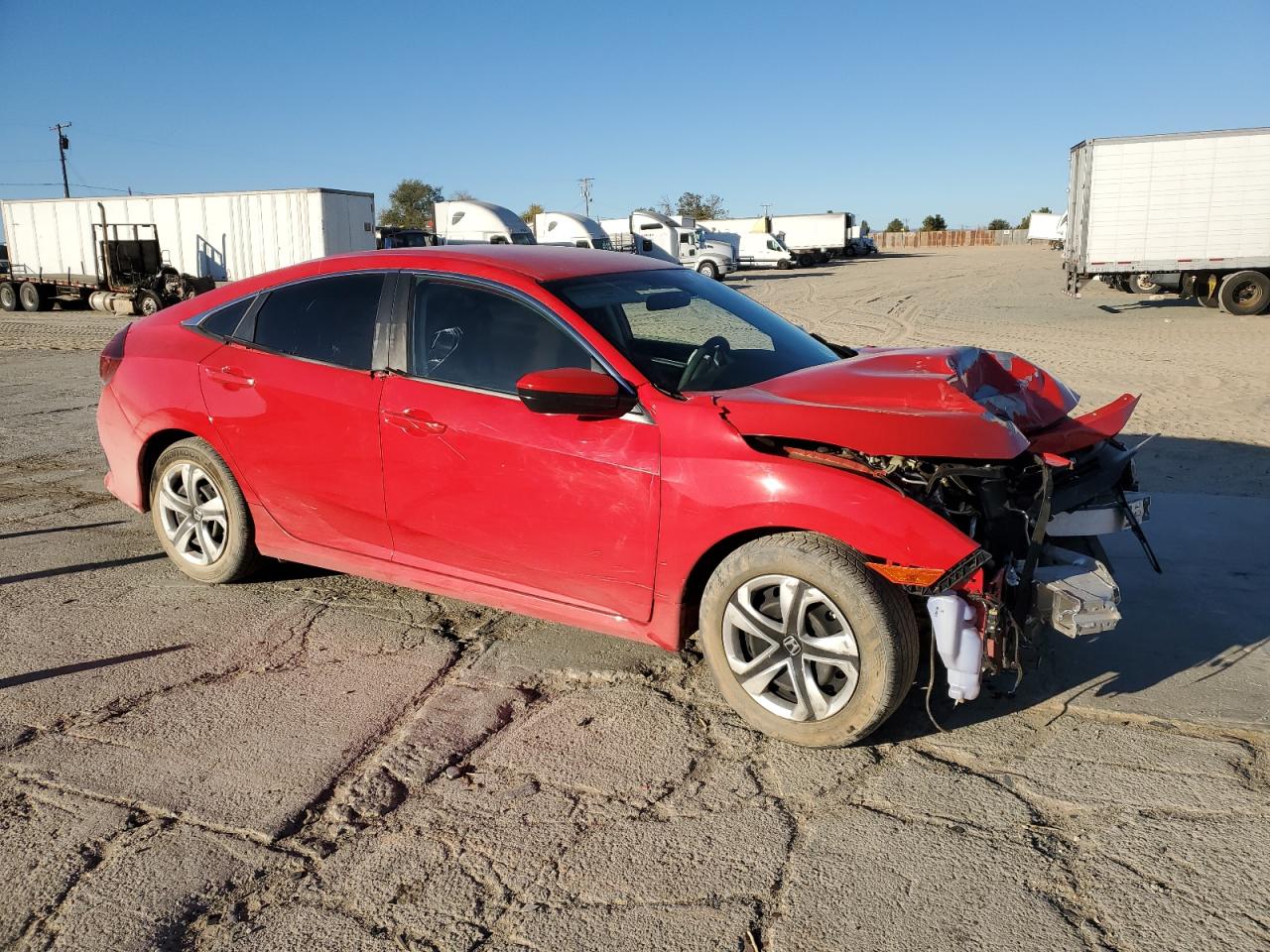 2016 Honda Civic VIN 2HGFC2F51GH552923 Copart auction photo, front end damage thumbnail 4