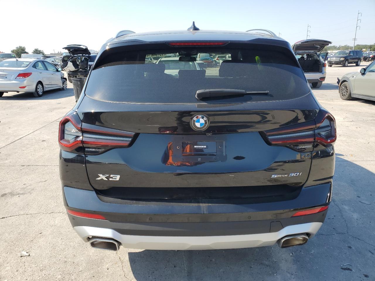 2023 BMW X3 VIN 5UX43DP02P9P53328 Copart auction photo, water/flood damage thumbnail 6