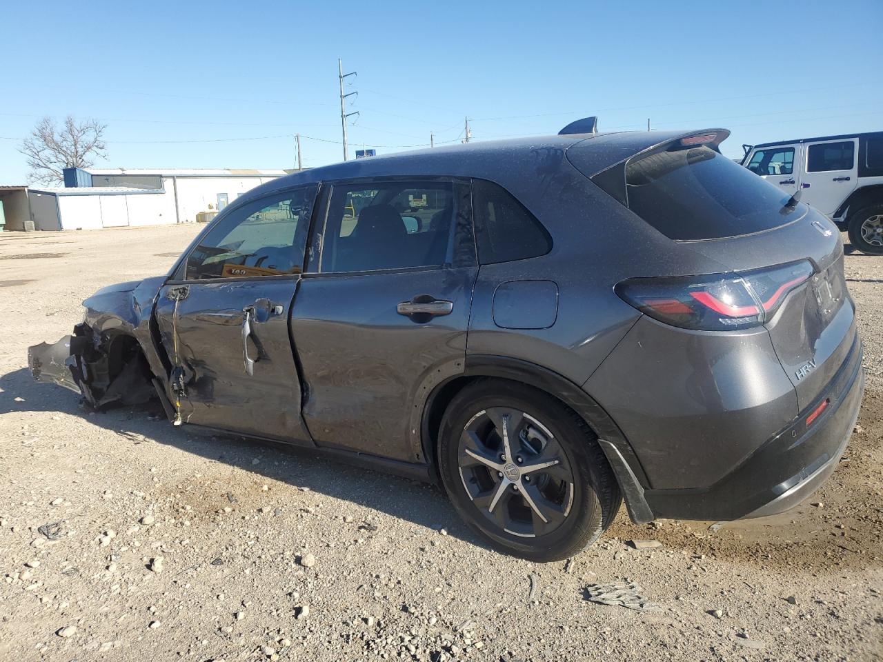 2024 Honda HR-V VIN 3CZRZ1H73RM752865 Copart auction photo, front end / side damage thumbnail 2