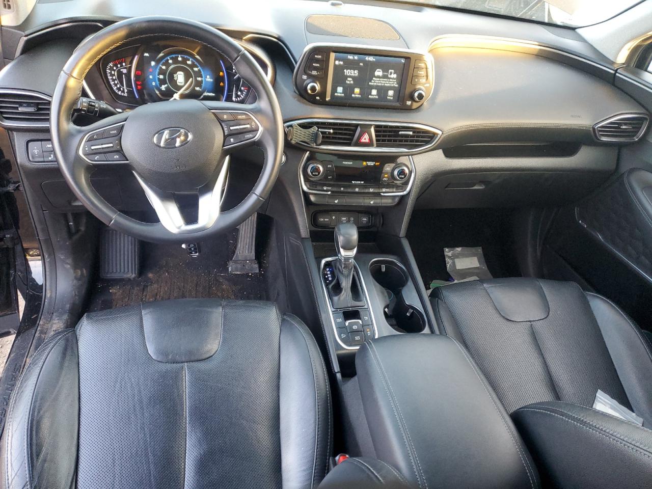 2020 Hyundai Santa Fe VIN 5NMS3CAD1LH243422 Copart auction photo, front end / minor dent/scratches damage thumbnail 8